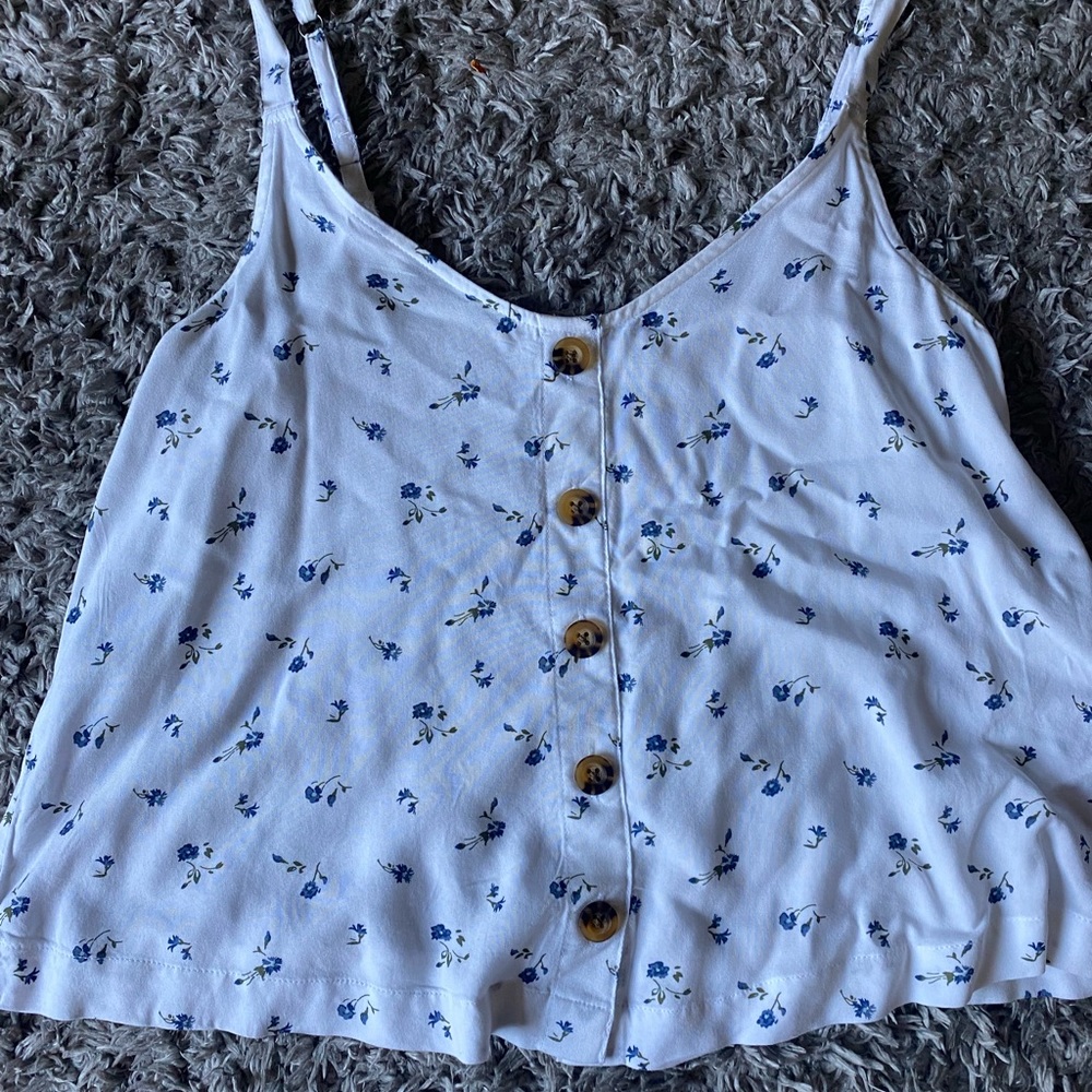 Hollister floral tank top